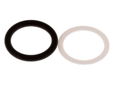 PTFE/NBR Seals Set for ISO 7241-1 A Hydraulic Coupling (16 mm and 31 mm) [2 Pieces]