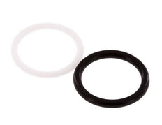 PTFE/NBR Seals Set for ISO 7241-1 A Hydraulic Coupling (17.3 mm and 31 mm) [5 Pieces]