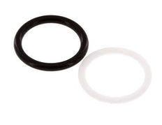 PTFE/NBR Seals Set for ISO 7241-1 A Hydraulic Coupling (17.3 mm and 31 mm) [5 Pieces]