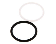 PTFE/NBR Seals Set for ISO 7241-1 A Hydraulic Coupling (29.1 mm and 46 mm) [2 Pieces]