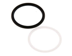 PTFE/NBR Seals Set for ISO 7241-1 A Hydraulic Coupling (29.1 mm and 46 mm) [2 Pieces]