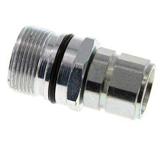 Steel DN 12.5 Hydraulic Coupling Socket M22x1.5 Female Threads ISO 14541 D M36 x 2