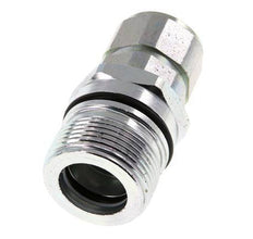 Steel DN 12.5 Hydraulic Coupling Socket M22x1.5 Female Threads ISO 14541 D M36 x 2