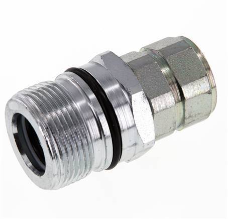 Steel DN 12.5 Hydraulic Coupling Socket G 1/2 inch Female Threads ISO 14541 D M36 x 2