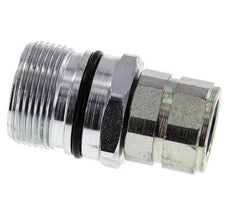 Steel DN 12.5 Hydraulic Coupling Socket G 1/2 inch Female Threads ISO 14541 D M36 x 2