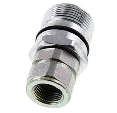 Steel DN 12.5 Hydraulic Coupling Socket G 1/2 inch Female Threads ISO 14541 D M36 x 2