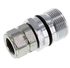 Steel DN 12.5 Hydraulic Coupling Socket G 1/2 inch Female Threads ISO 14541 D M36 x 2