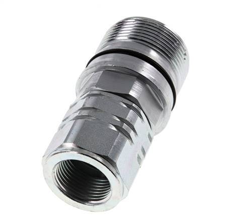 Steel DN 20 Hydraulic Coupling Socket G 3/4 inch Female Threads ISO 14541 D M42 x 2