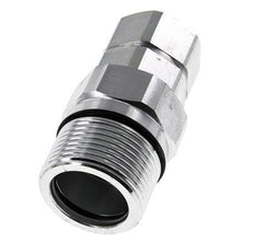 Steel DN 25 Hydraulic Coupling Socket G 3/4 inch Female Threads D M48 x 3