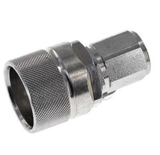 Steel DN 10 Hydraulic Coupling Plug G 3/8 inch Female Threads ISO 14541 D M28 x 2