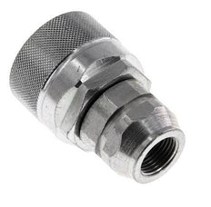 Steel DN 12.5 Hydraulic Coupling Plug M18x1.5 Female Threads ISO 14541 D M36 x 2