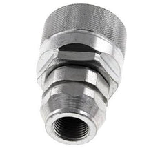 Steel DN 12.5 Hydraulic Coupling Plug M18x1.5 Female Threads ISO 14541 D M36 x 2