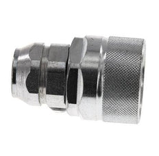 Steel DN 12.5 Hydraulic Coupling Plug M18x1.5 Female Threads ISO 14541 D M36 x 2