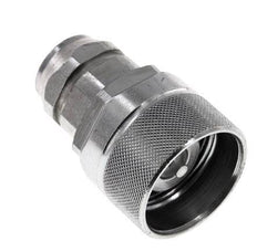 Steel DN 12.5 Hydraulic Coupling Plug M18x1.5 Female Threads ISO 14541 D M36 x 2