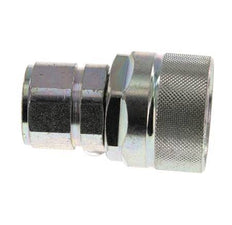 Steel DN 12.5 Hydraulic Coupling Plug M22x1.5 Female Threads ISO 14541 D M36 x 2