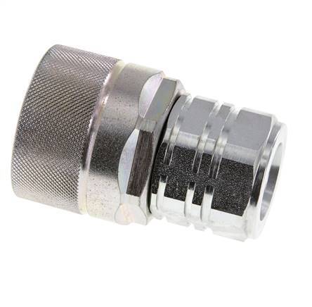 Steel DN 20 Hydraulic Coupling Plug M22x1.5 Female Threads ISO 14541 D M42 x 2