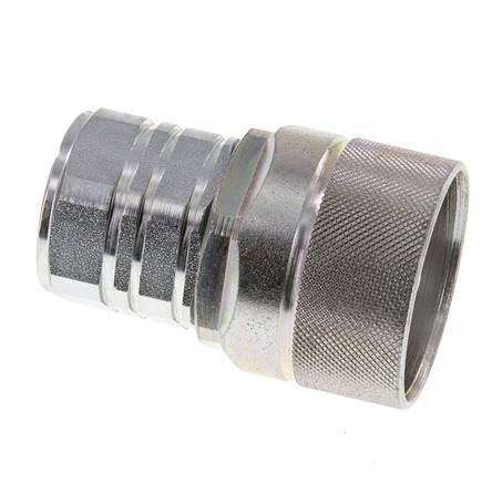 Steel DN 20 Hydraulic Coupling Plug M22x1.5 Female Threads ISO 14541 D M42 x 2