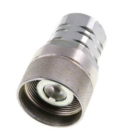 Steel DN 20 Hydraulic Coupling Plug M22x1.5 Female Threads ISO 14541 D M42 x 2