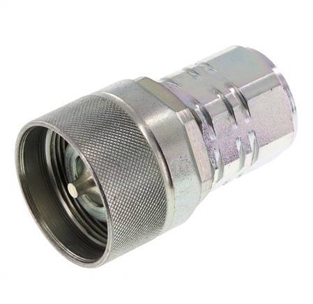 Steel DN 20 Hydraulic Coupling Plug G 3/4 inch Female Threads ISO 14541 D M42 x 2