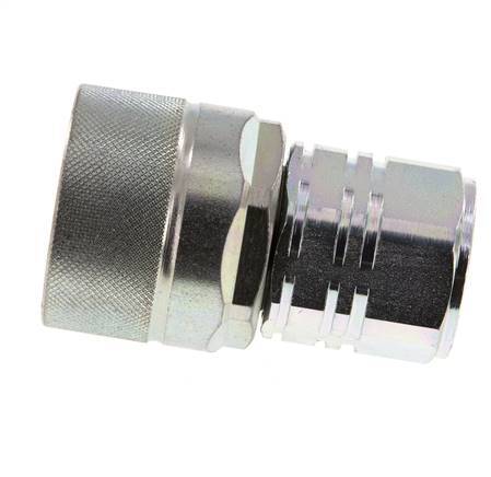 Steel DN 20 Hydraulic Coupling Plug G 3/4 inch Female Threads ISO 14541 D M42 x 2