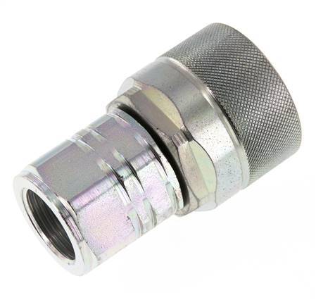 Steel DN 20 Hydraulic Coupling Plug G 3/4 inch Female Threads ISO 14541 D M42 x 2