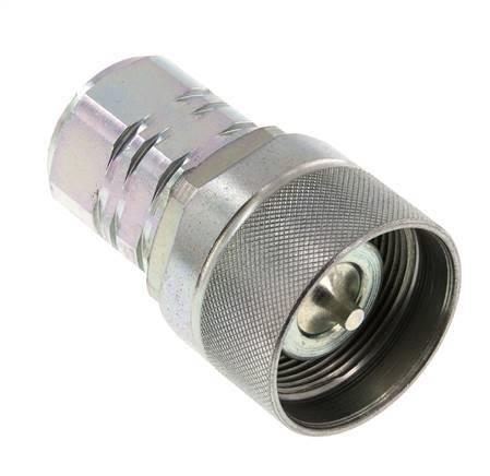 Steel DN 20 Hydraulic Coupling Plug G 3/4 inch Female Threads ISO 14541 D M42 x 2