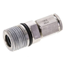 Stainless Steel DN 6.3 Hydraulic Coupling Socket G 1/4 inch Female Threads ISO 14541 D M24 x 2
