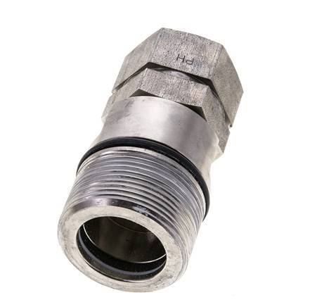 Stainless Steel DN 20 Hydraulic Coupling Socket G 3/4 inch Female Threads ISO 14541 D M42 x 2
