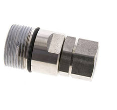 Stainless Steel DN 25 Hydraulic Coupling Socket G 1 inch Female Threads D M48 x 3