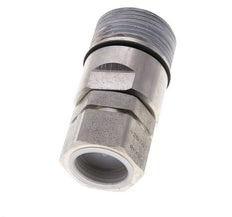 Stainless Steel DN 25 Hydraulic Coupling Socket G 1 inch Female Threads D M48 x 3