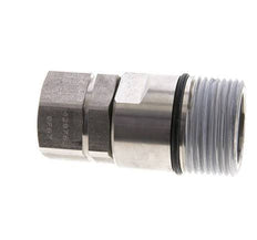 Stainless Steel DN 25 Hydraulic Coupling Socket G 1 inch Female Threads D M48 x 3