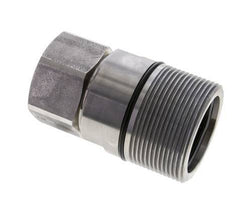 Stainless Steel DN 31.5 Hydraulic Coupling Socket G 1 1/2 inch Female Threads D M70 x 3