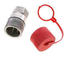 Stainless Steel DN 31.5 Hydraulic Coupling Socket G 1 1/2 inch Female Threads D M70 x 3