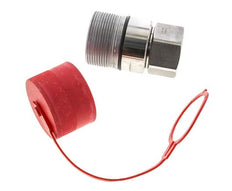 Stainless Steel DN 31.5 Hydraulic Coupling Socket G 1 1/2 inch Female Threads D M70 x 3