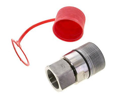 Stainless Steel DN 31.5 Hydraulic Coupling Socket G 1 1/2 inch Female Threads D M70 x 3