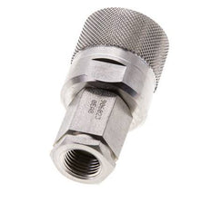 Stainless Steel DN 6.3 Hydraulic Coupling Plug G 1/4 inch Female Threads ISO 14541 D M24 x 2