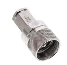 Stainless Steel DN 6.3 Hydraulic Coupling Plug G 1/4 inch Female Threads ISO 14541 D M24 x 2