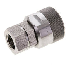Stainless Steel DN 12.5 Hydraulic Coupling Plug G 1/2 inch Female Threads ISO 14541 D M36 x 2