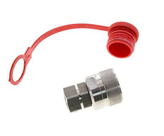 Stainless Steel DN 12.5 Hydraulic Coupling Plug G 1/2 inch Female Threads ISO 14541 D M36 x 2