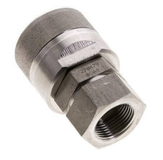 Stainless Steel DN 20 Hydraulic Coupling Plug G 3/4 inch Female Threads ISO 14541 D M42 x 2