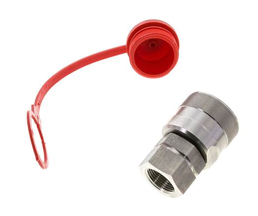 Stainless Steel DN 20 Hydraulic Coupling Plug G 3/4 inch Female Threads ISO 14541 D M42 x 2