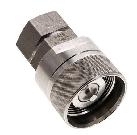 Stainless Steel DN 20 Hydraulic Coupling Plug G 3/4 inch Female Threads ISO 14541 D M42 x 2