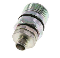 Steel DN 12.5 Hydraulic Coupling Socket 10 mm L Compression Ring ISO 14541/8434-1 D M36 x 2
