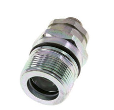 Steel DN 12.5 Hydraulic Coupling Socket 10 mm L Compression Ring ISO 14541/8434-1 D M36 x 2
