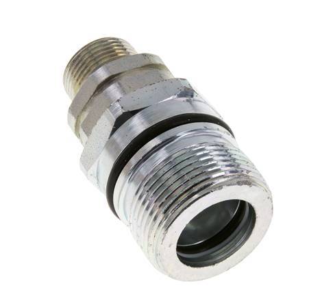 Steel DN 12.5 Hydraulic Coupling Socket 14 mm S Compression Ring ISO 14541/8434-1 D M36 x 2