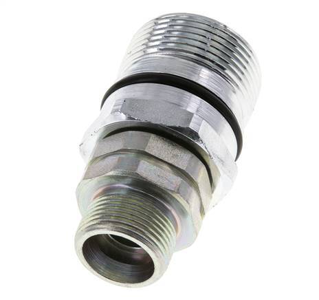 Steel DN 12.5 Hydraulic Coupling Socket 16 mm S Compression Ring ISO 14541/8434-1 D M36 x 2