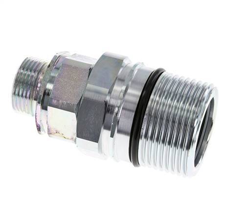 Steel DN 25 Hydraulic Coupling Socket 20 mm S Compression Ring ISO 8434-1 D M48 x 3