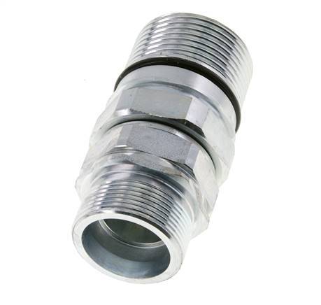 Steel DN 25 Hydraulic Coupling Socket 30 mm S Compression Ring ISO 8434-1 D M48 x 3