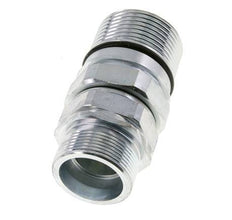 Steel DN 25 Hydraulic Coupling Socket 30 mm S Compression Ring ISO 8434-1 D M48 x 3