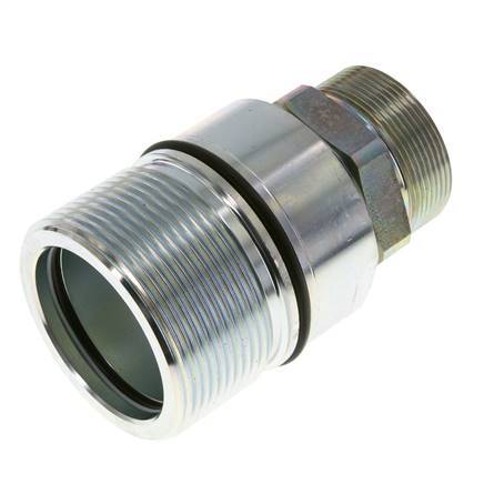 Steel DN 31.5 Hydraulic Coupling Socket 38 mm S Compression Ring ISO 8434-1 D M70 x 3